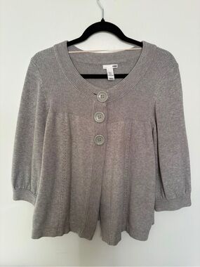 H&M Grey Knit Grey Sweater - Large